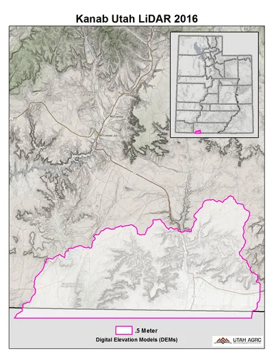 A map with project boundary